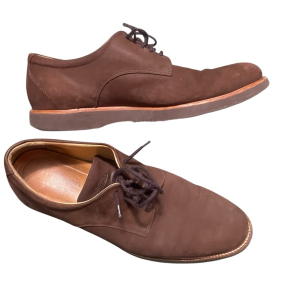 Samuel Hubbard Oxford Brown Shoes Men’s Size US 14 M Vibram Soles Academia Comfy